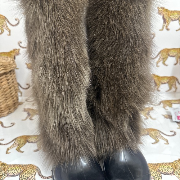 Marni real fur rubber boots - size 8 - Picture 5 of 5